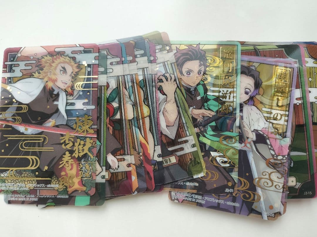 鬼滅の刃　ステンドグラス　カード　2弾含む　27枚