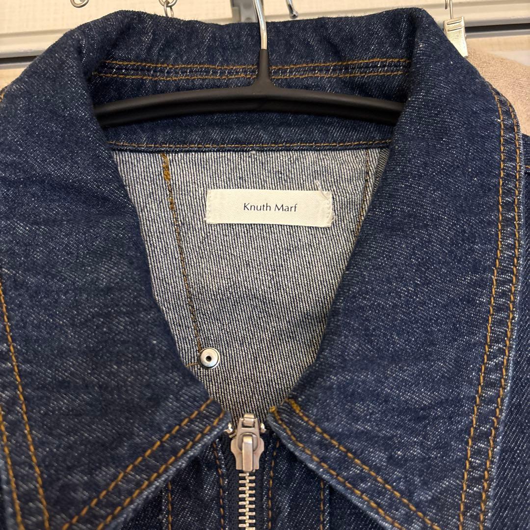 Knuth Marf デニムオーバーシャツジャケット　インディゴ