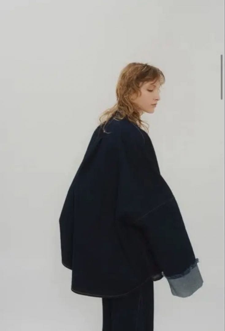 Knuth Marf デニムオーバーシャツジャケット　インディゴ