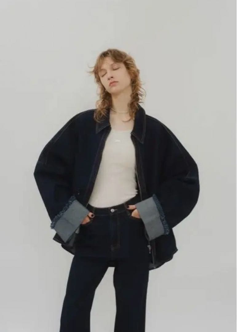 Knuth Marf デニムオーバーシャツジャケット　インディゴ