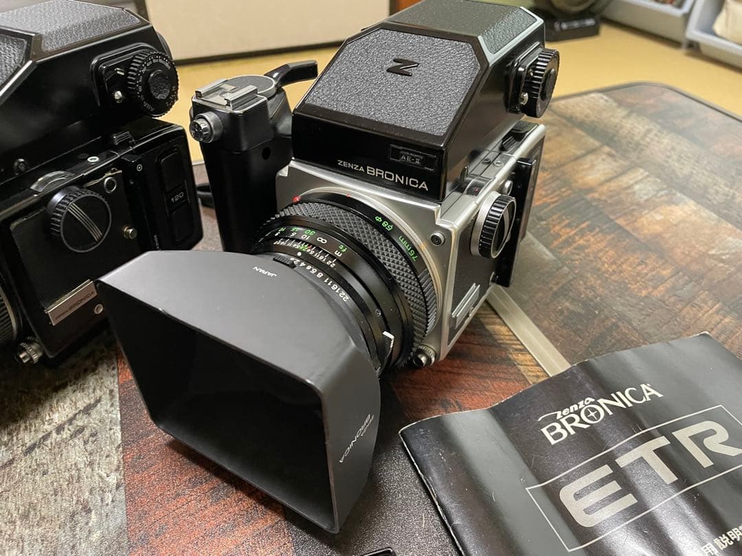 ブロニカ ETR フィルムカメラセット　２台セット