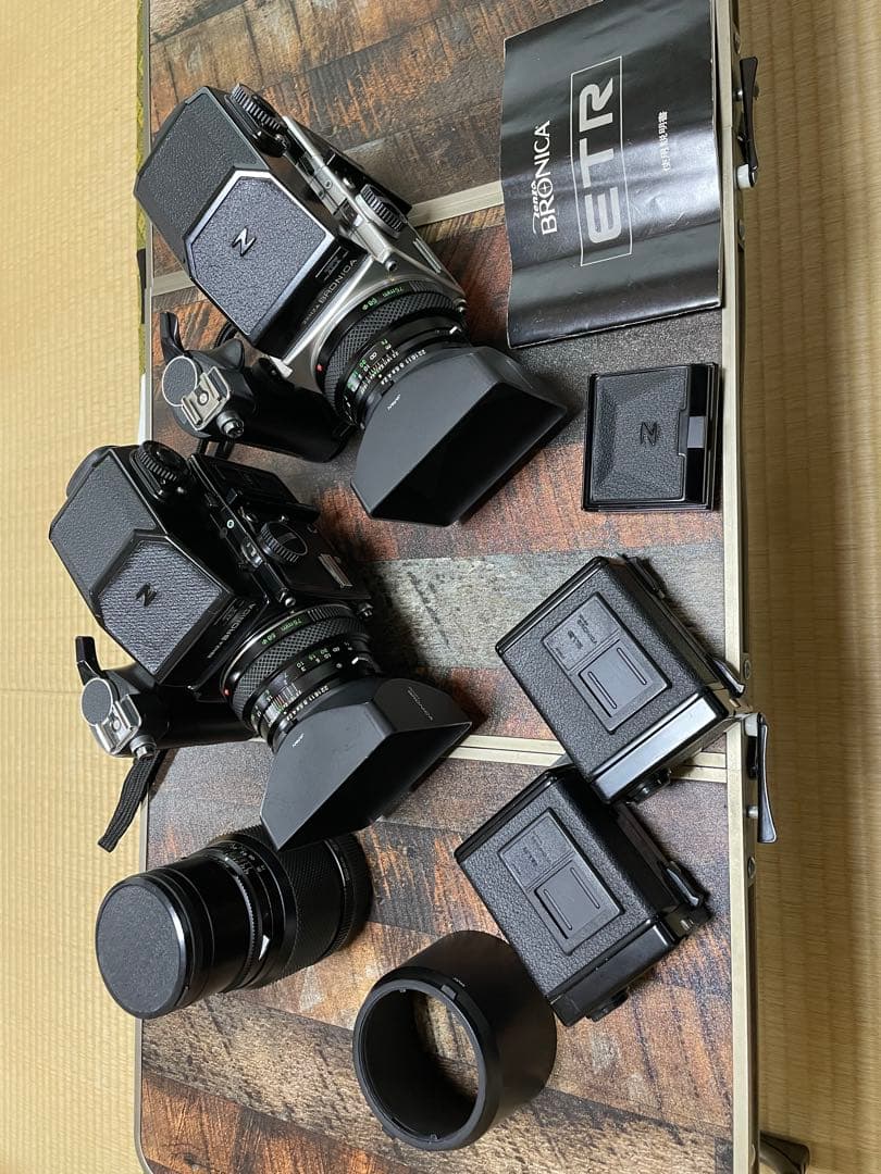 ブロニカ ETR フィルムカメラセット　２台セット