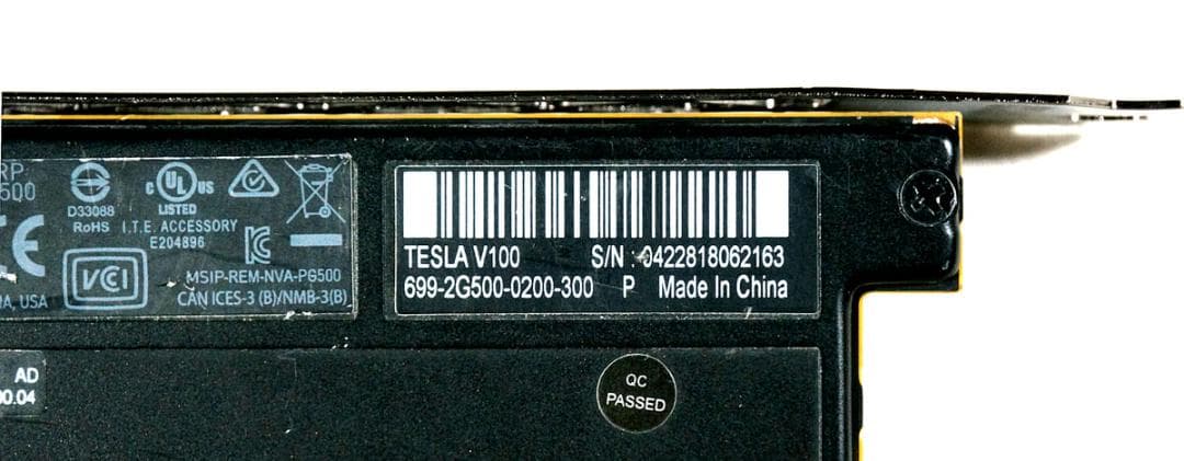 グラフィックボード・グラボ・ビデオカード Nvidia Tesla V100 16GB