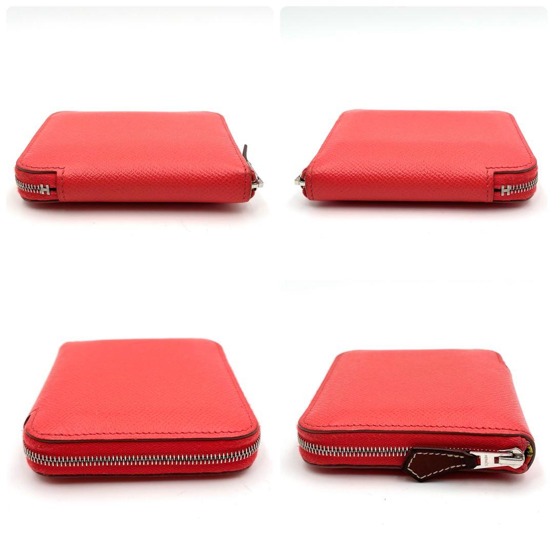 極美品 HERMES エルメス アザップ シルクイン コンパクト ピンク