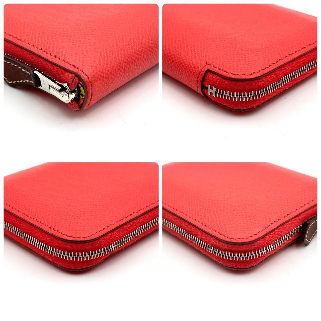 極美品 HERMES エルメス アザップ シルクイン コンパクト ピンク