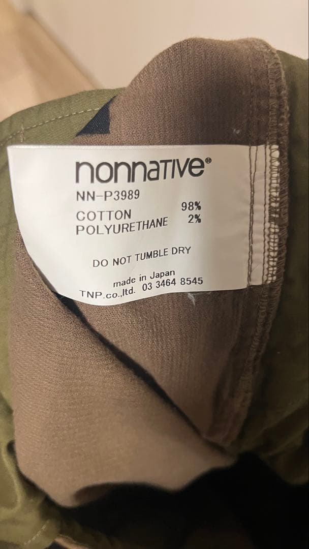 nonnative ×gramicci コーデュロイパンツ