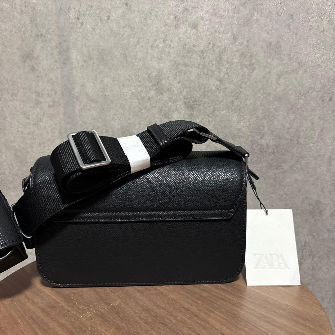 ZARA ザラ テクスチャードクロスボディバッグ