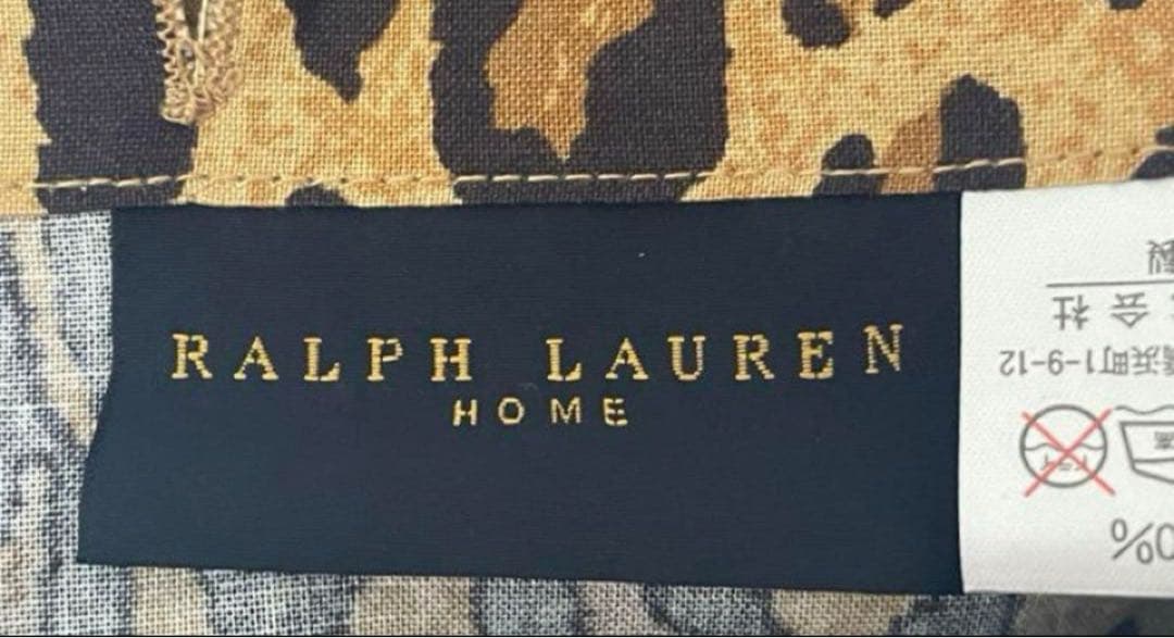 ✳︎ラルフローレン✳︎ヒョウ柄✳︎シングル掛け布団カバー1点