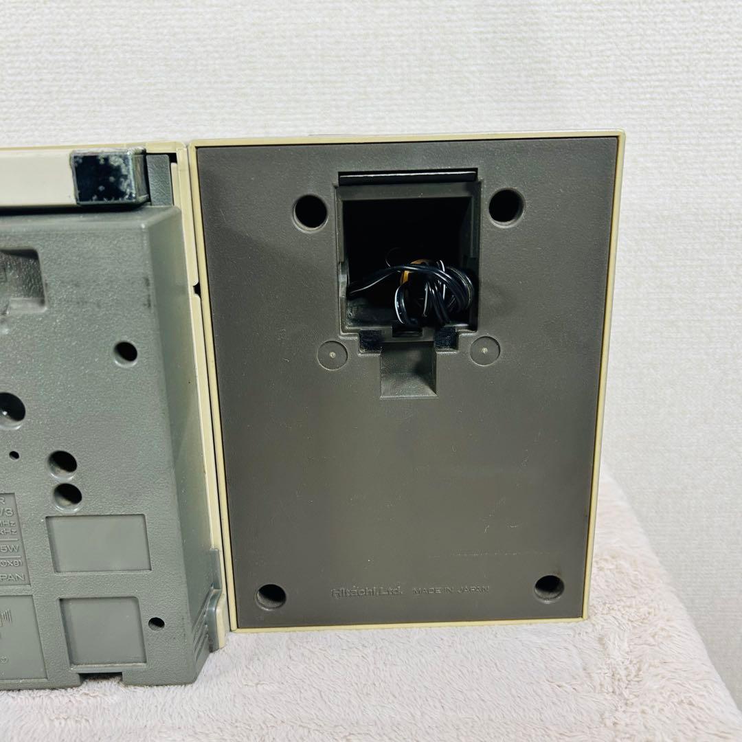 【希少】HITACHI TRK-W3 ラジカセ　バブル昭和レトロ　現状品