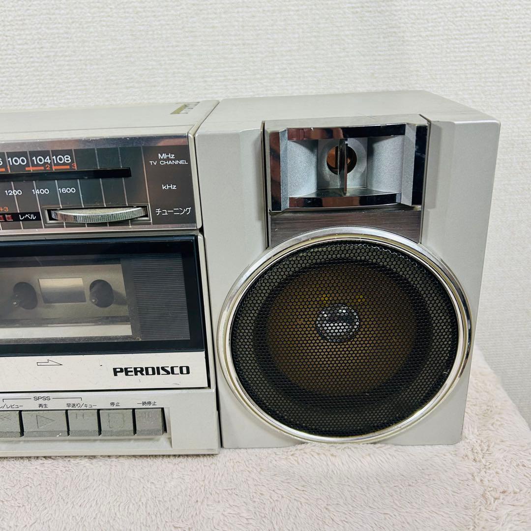 【希少】HITACHI TRK-W3 ラジカセ　バブル昭和レトロ　現状品