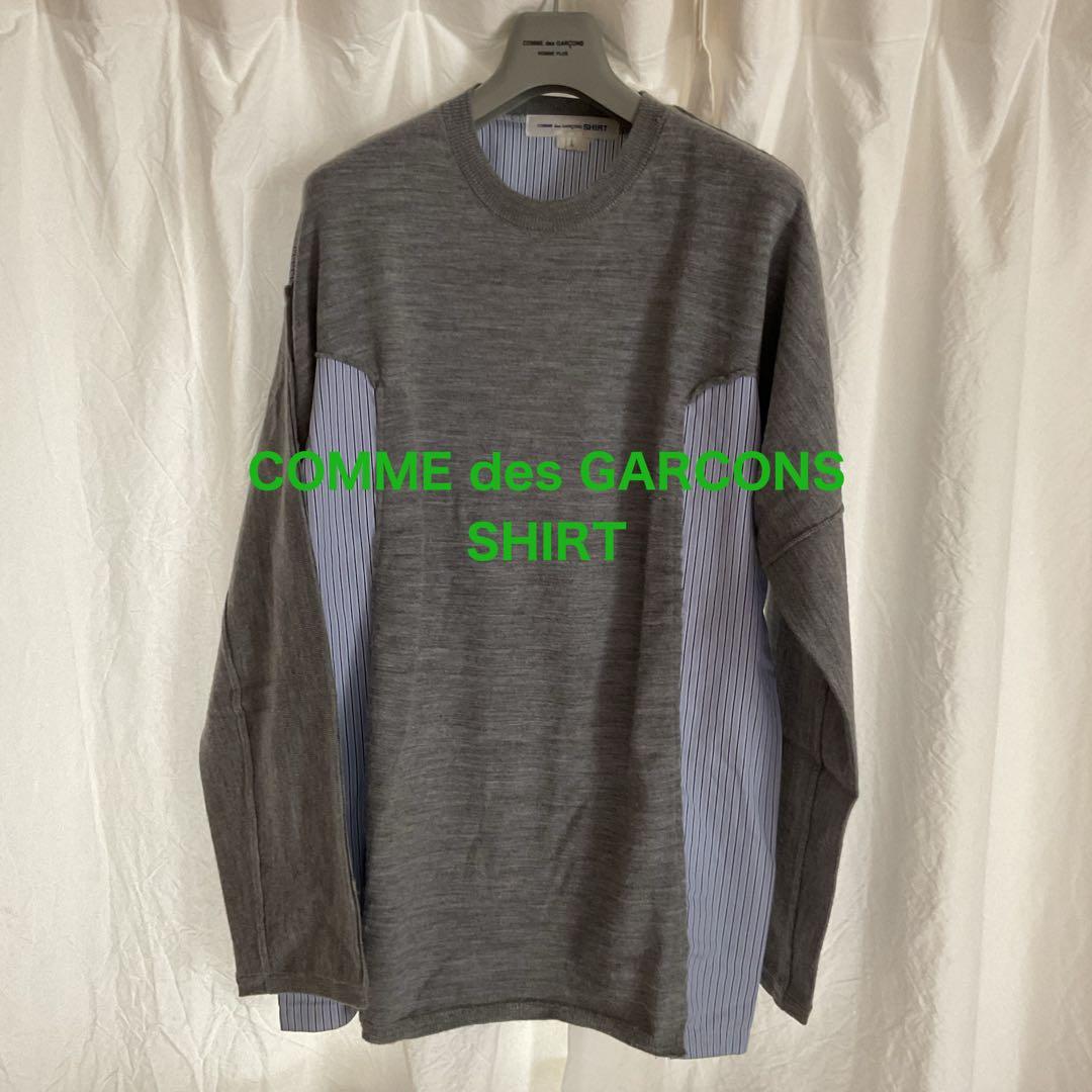 COMME des GARCONS SHIRT セーター グレー/ストライプ