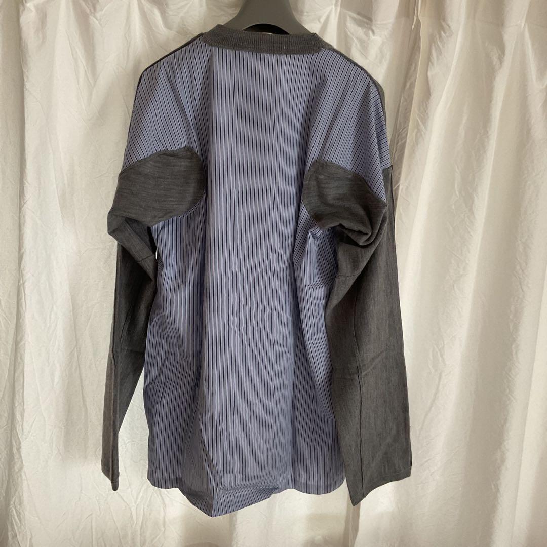 COMME des GARCONS SHIRT セーター グレー/ストライプ