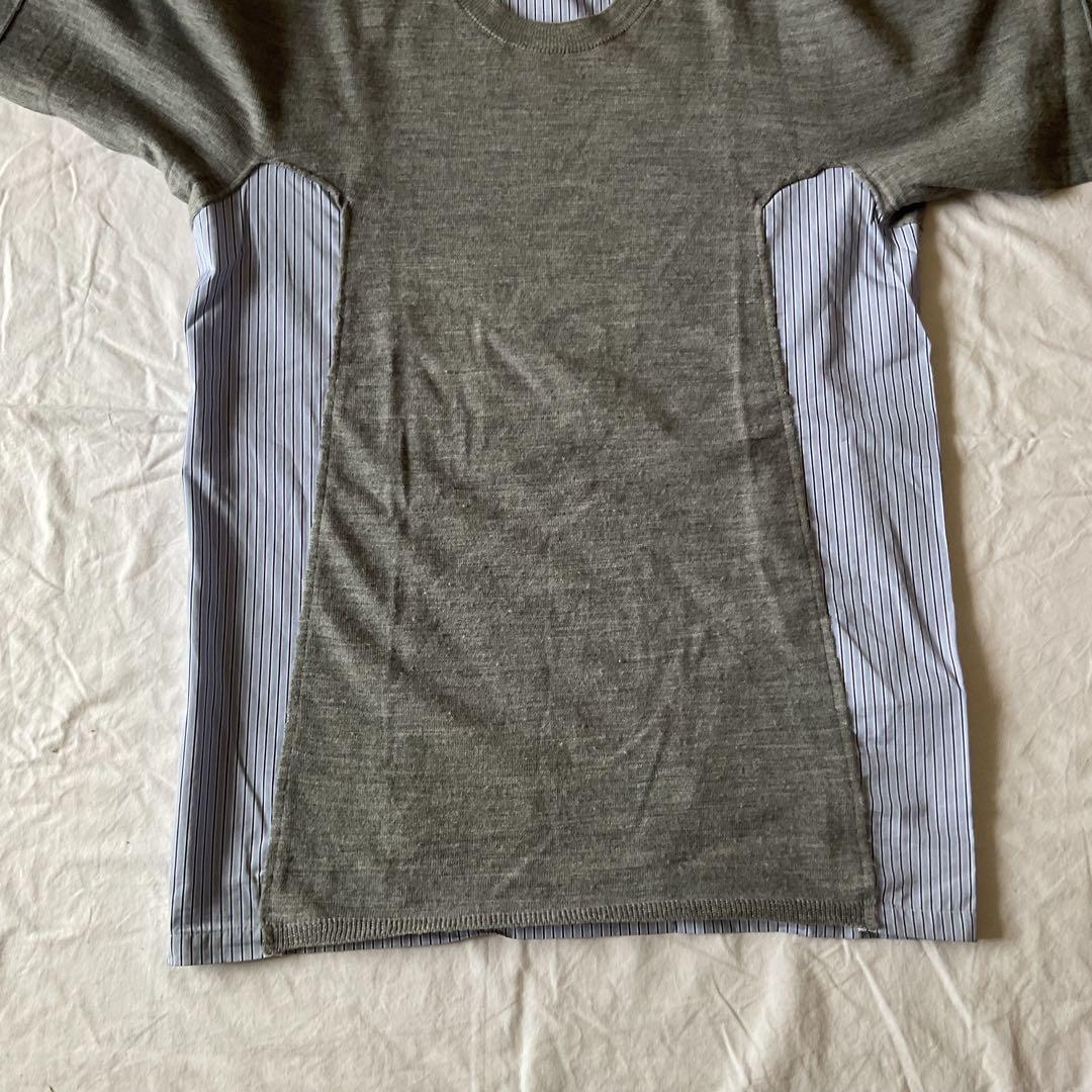 COMME des GARCONS SHIRT セーター グレー/ストライプ