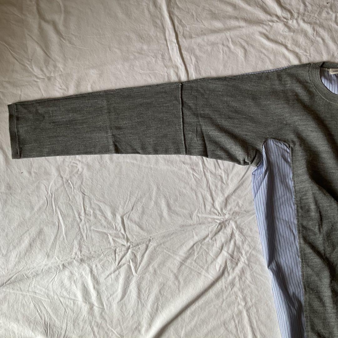 COMME des GARCONS SHIRT セーター グレー/ストライプ
