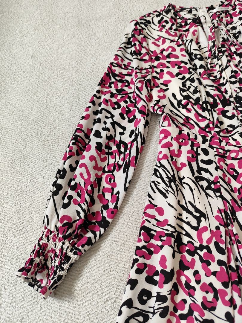 PINKY&DIANNE レオパードミックスプリントワンピース WEB限定カラー