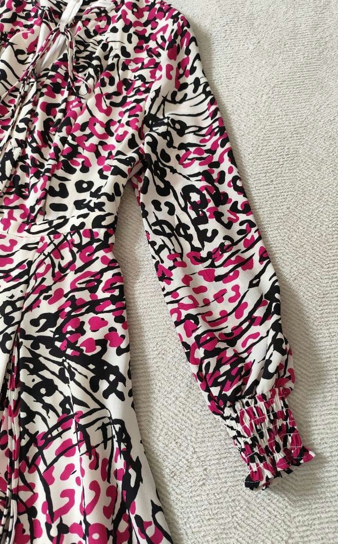 PINKY&DIANNE レオパードミックスプリントワンピース WEB限定カラー