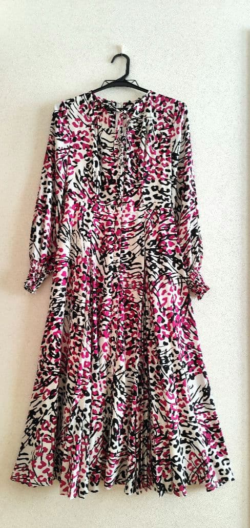 PINKY&DIANNE レオパードミックスプリントワンピース WEB限定カラー