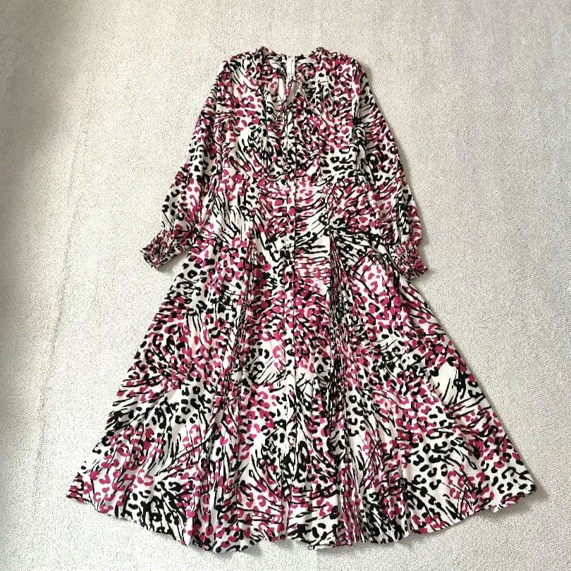 PINKY&DIANNE レオパードミックスプリントワンピース WEB限定カラー