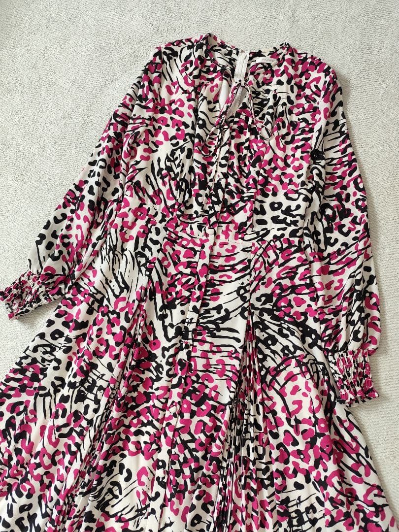 PINKY&DIANNE レオパードミックスプリントワンピース WEB限定カラー