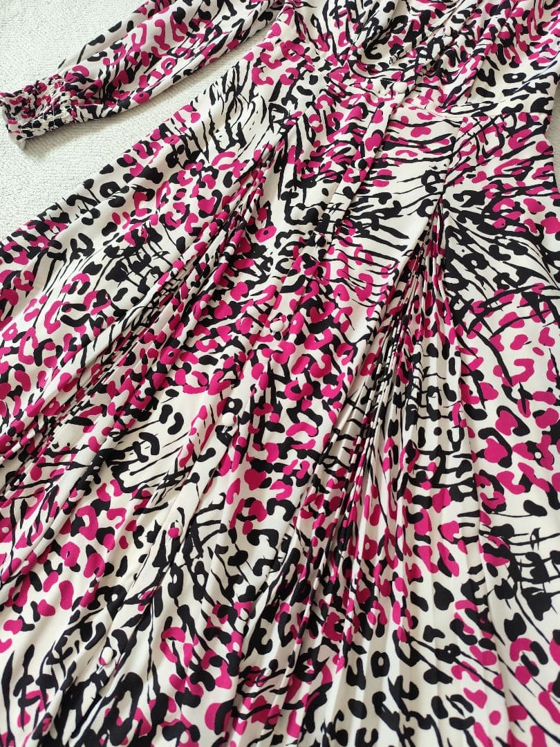 PINKY&DIANNE レオパードミックスプリントワンピース WEB限定カラー