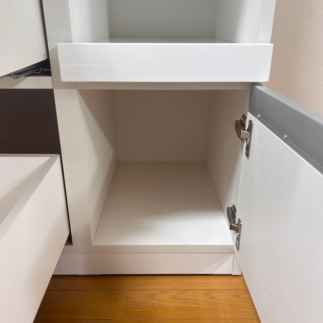 【極美品✨引き取り大歓迎】ニトリ　食器棚　白／ホワイト　キッチンボード