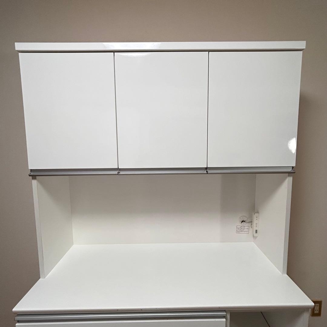 【極美品✨引き取り大歓迎】ニトリ　食器棚　白／ホワイト　キッチンボード