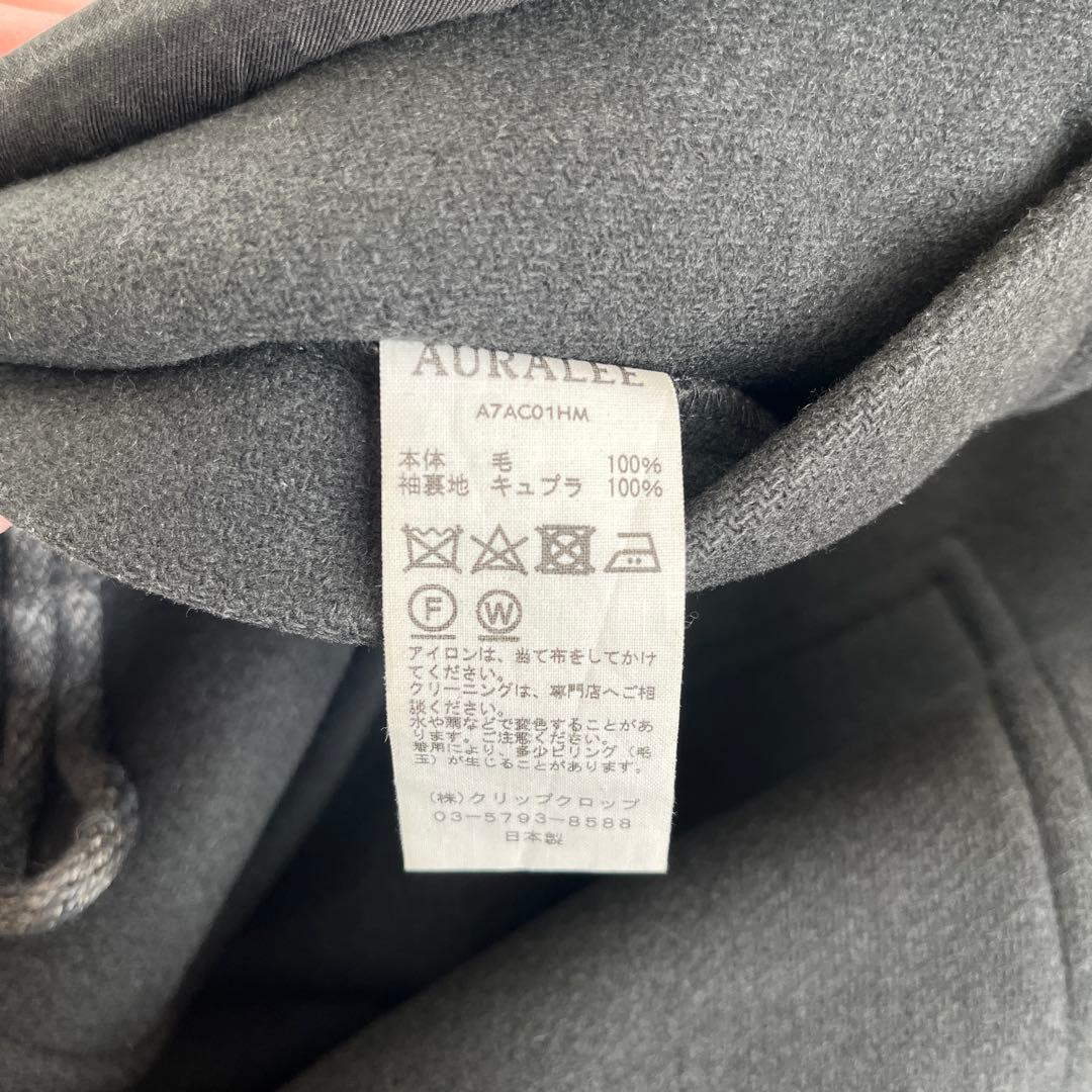 AURALEE ヘビーメルトン ダッフルコート