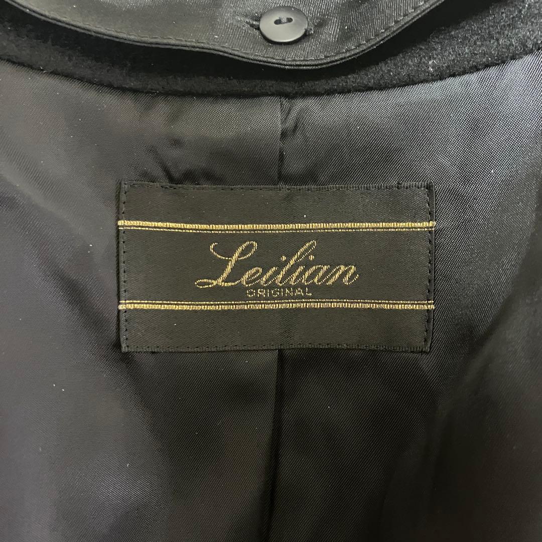 美品 レリアン カシミヤ 100% コート リアルファー ヌートリア ブラック