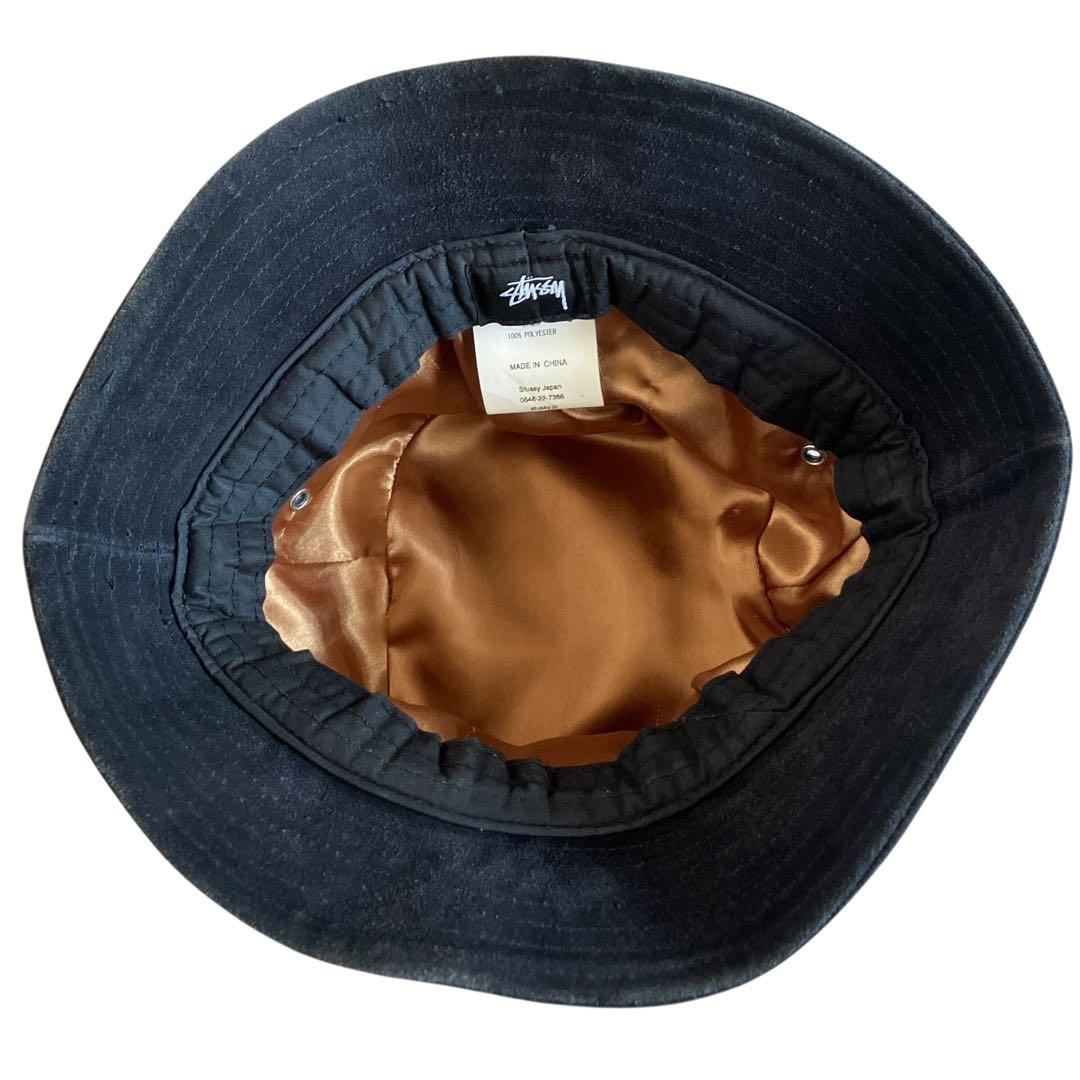 美品 STUSSY 本革スエード バケットハット レア leather hat