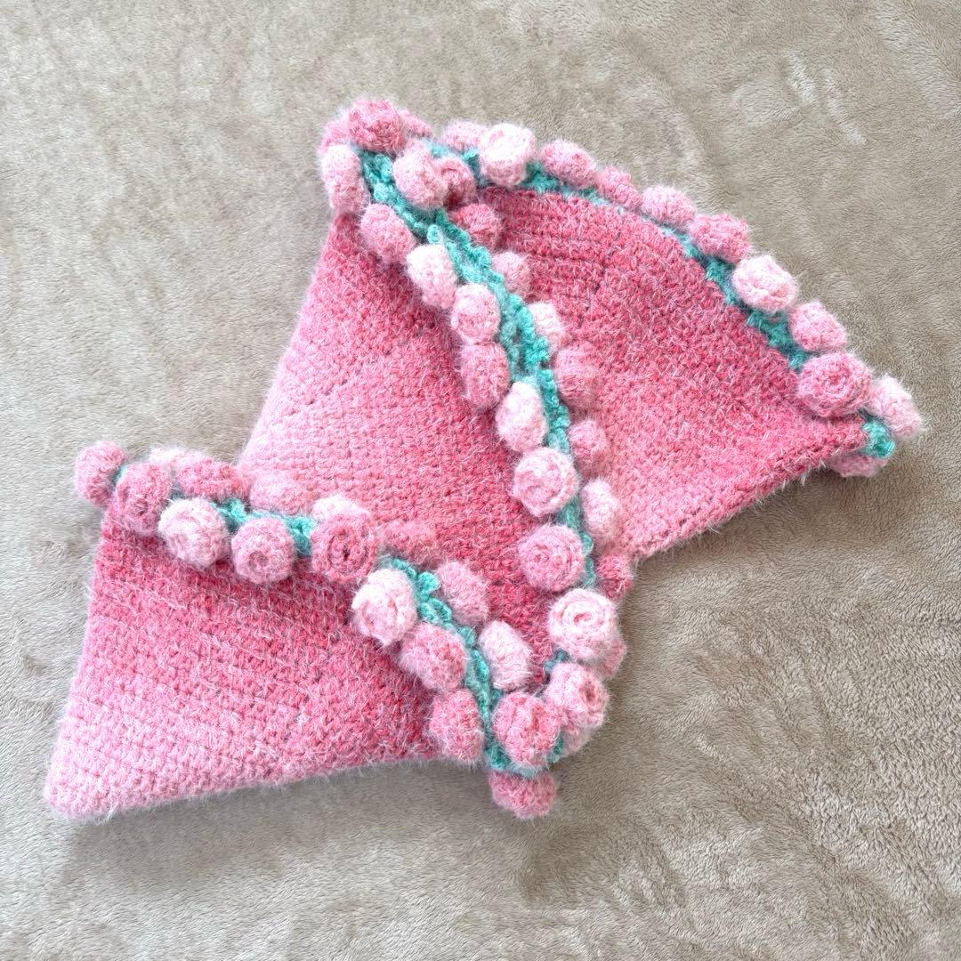 バラ 花束ブランケット フラワーブーケ グラデーションピンク ハンドメイド