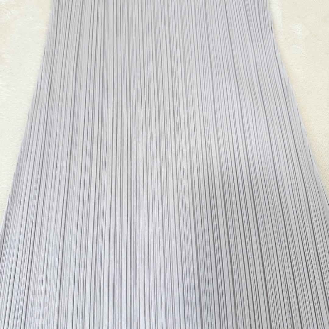 極美品✨PLEATS PLEASE チュニック　ライトグレー　ノースリーブ