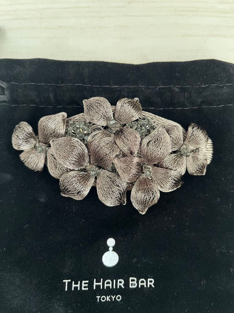 【美品】colette malouf メッシュ　ライラック　10cm バレッタ