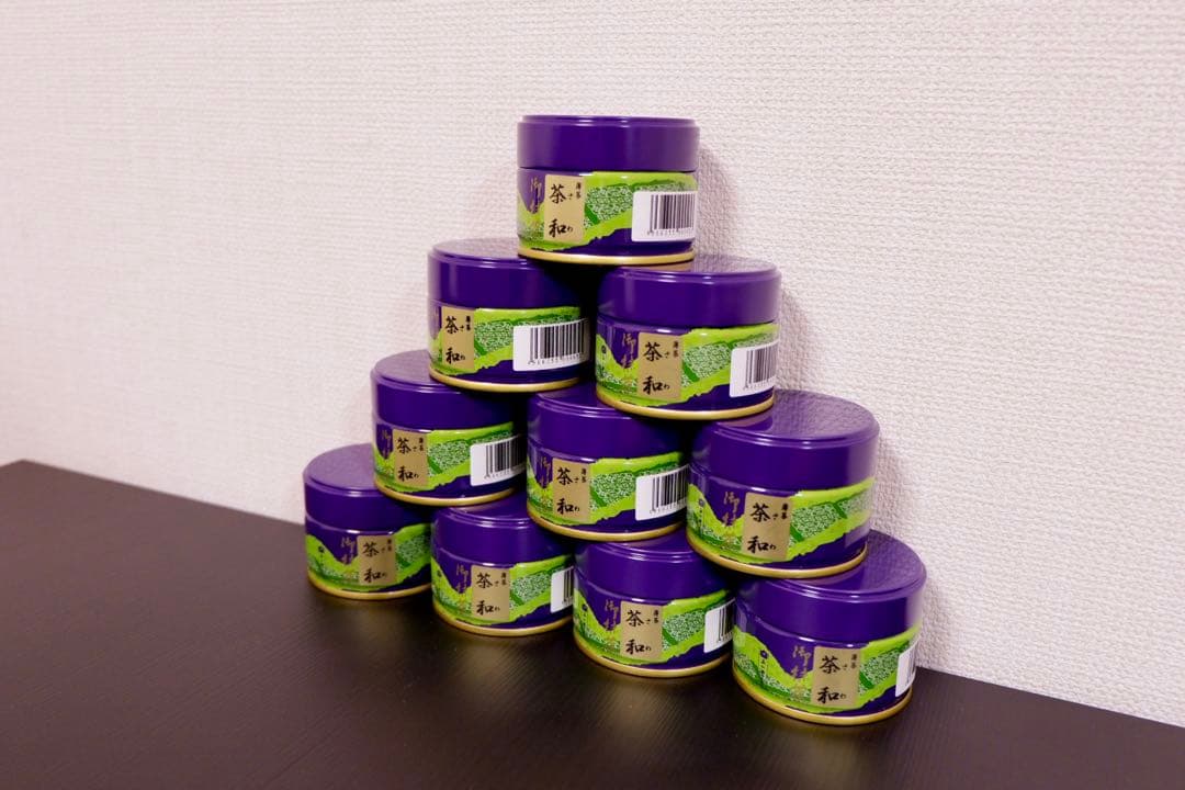 西条園抹茶さわ 20g x 10缶セット