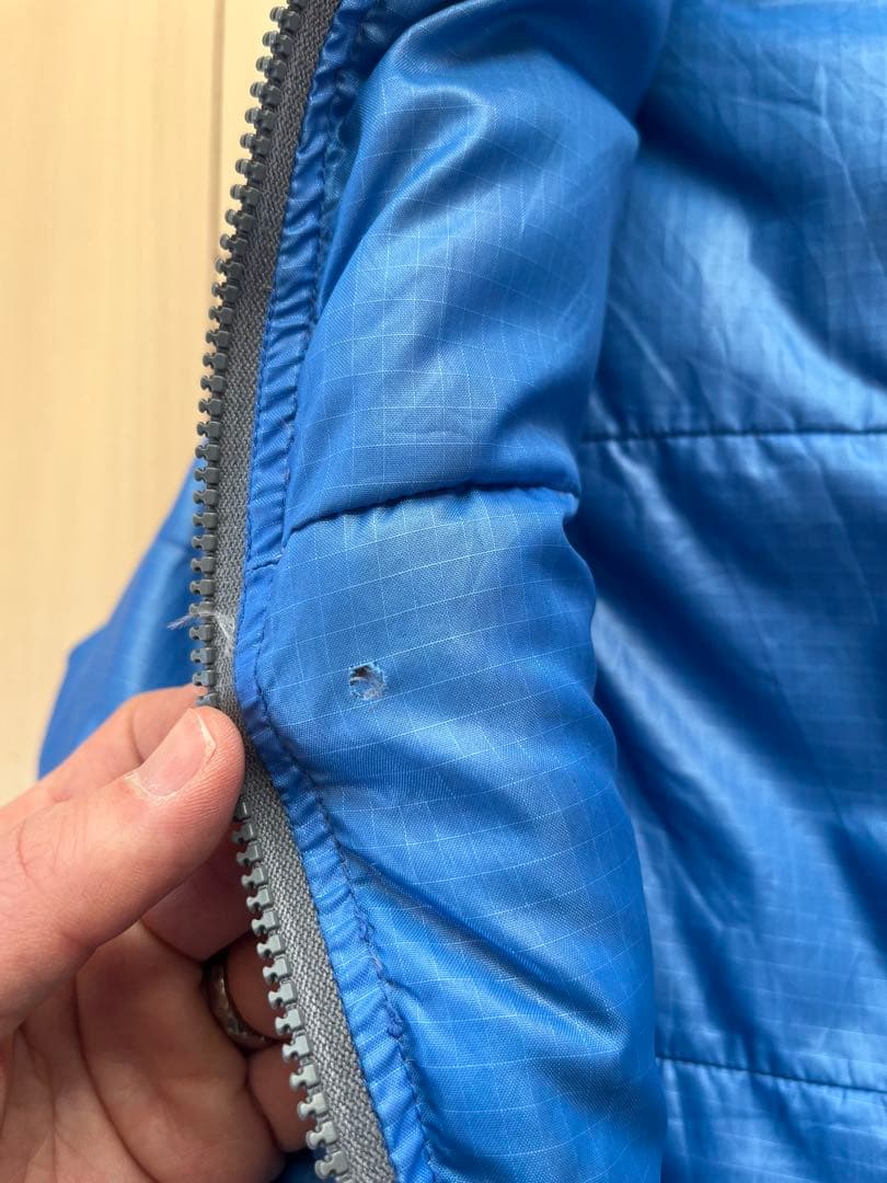  Lion スノーライオン　70s ダウンベスト　ブルー