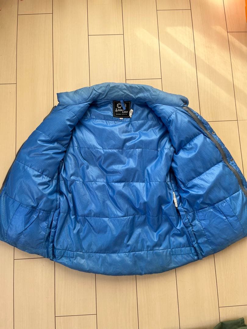 Lion スノーライオン　70s ダウンベスト　ブルー