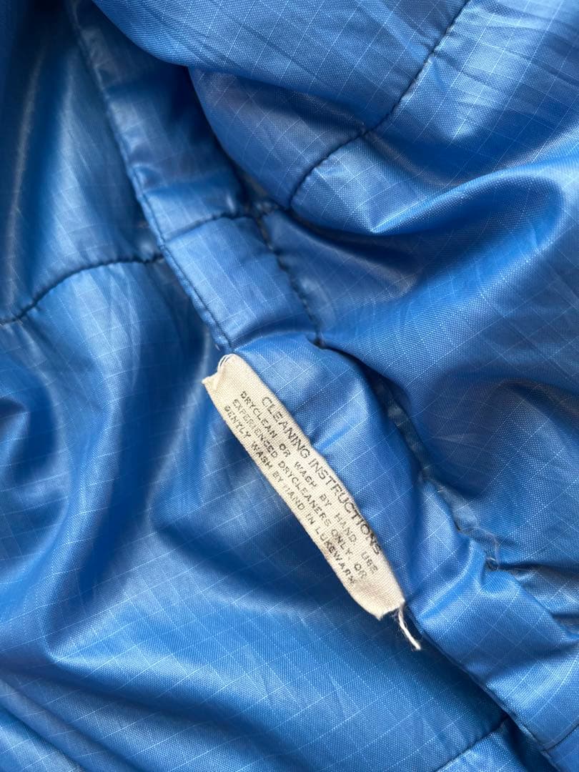  Lion スノーライオン　70s ダウンベスト　ブルー