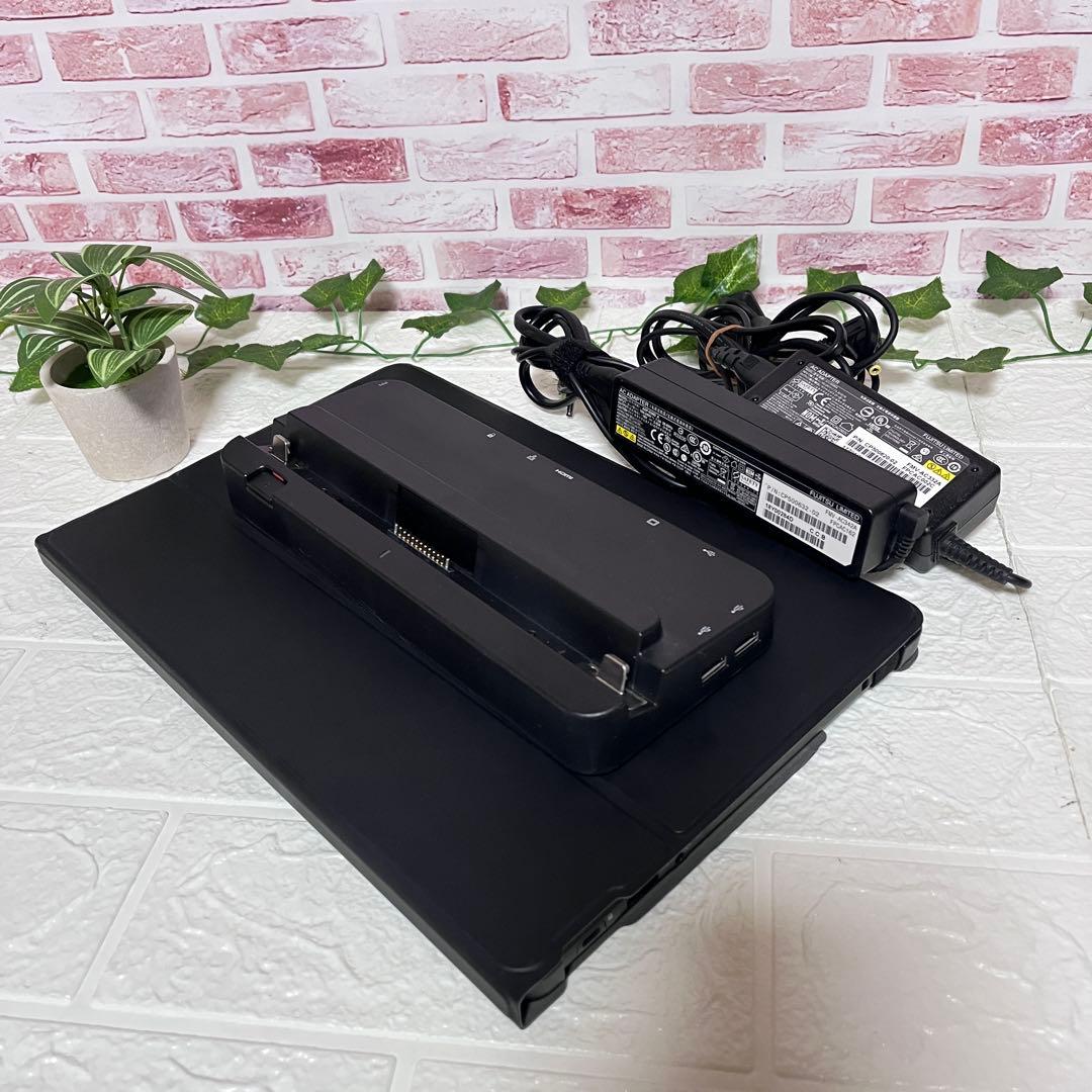 付属品多数美品富士通タブレット SSD128G★Q738/SE ノートPC434