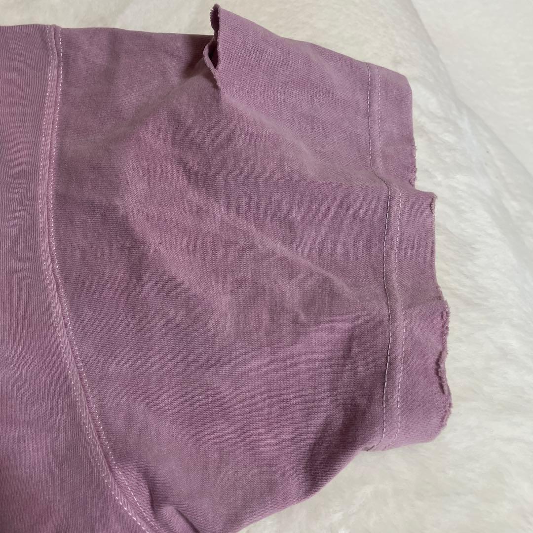 【24ss】KIDILL 定価2.5 デストロイ加工Tシャツ くすんだピンク