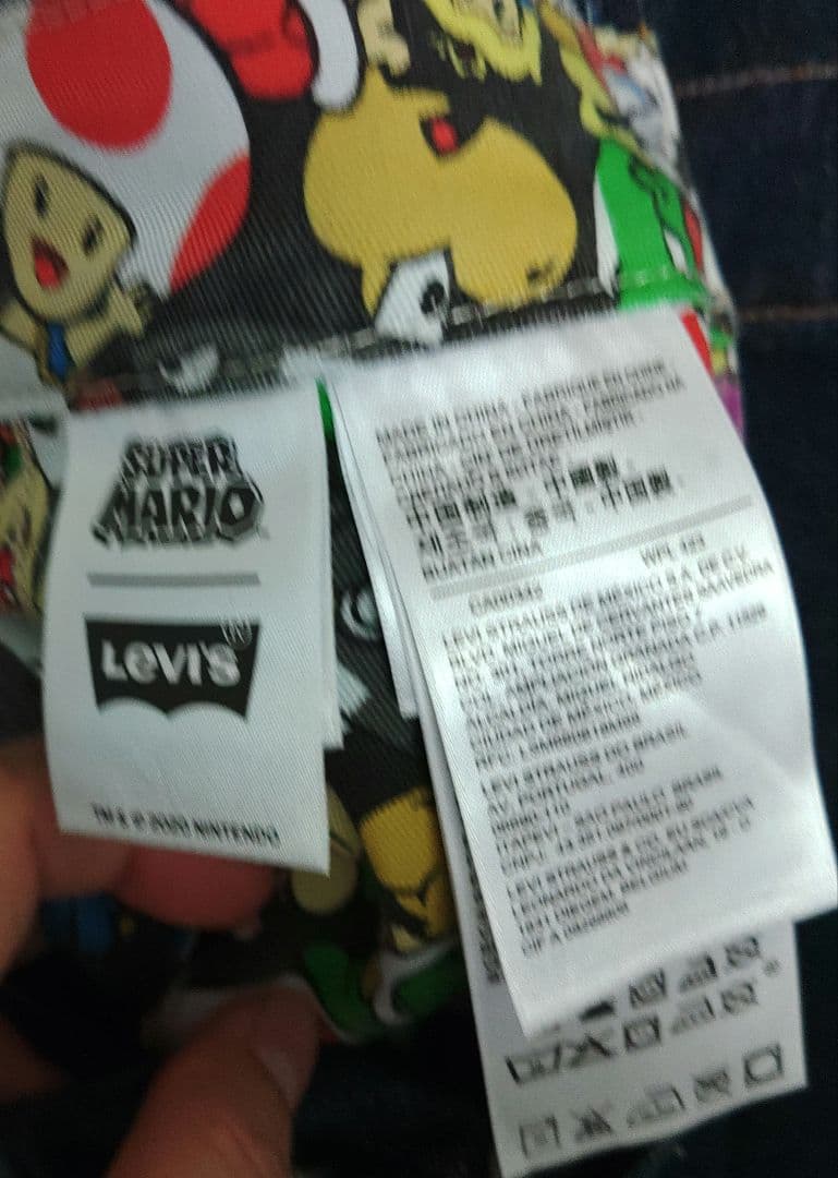 Levi's　スーパーマリオ 希少L　オーバーオール メンズ