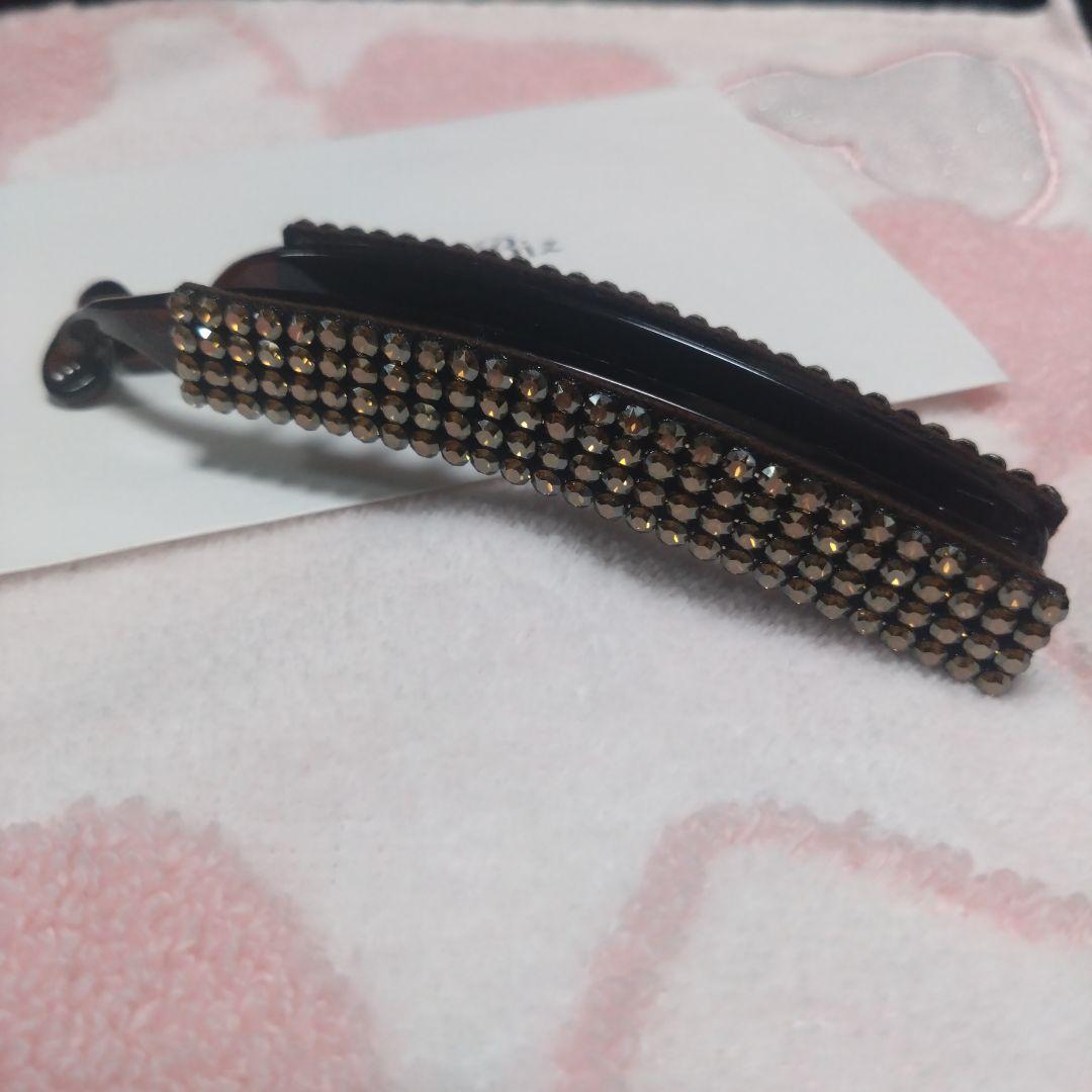 コンプレックスビズ♡バナナクリップ スワロフスキー