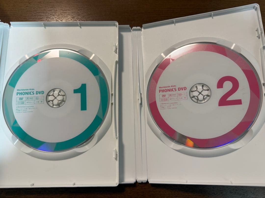 Worldwide kids PHONICS DVD1&2 ワールドワイドキッズ