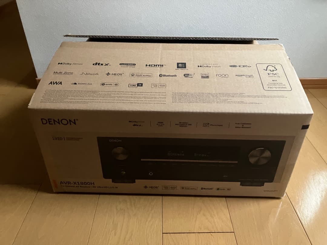 アンプ DENON AVR -X1800H