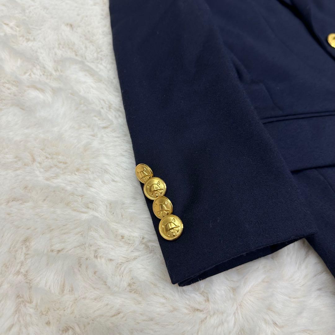 ✨美品✨希少✨ポロラルフローレン 金ボタン 紺ブレ セットアップ 120