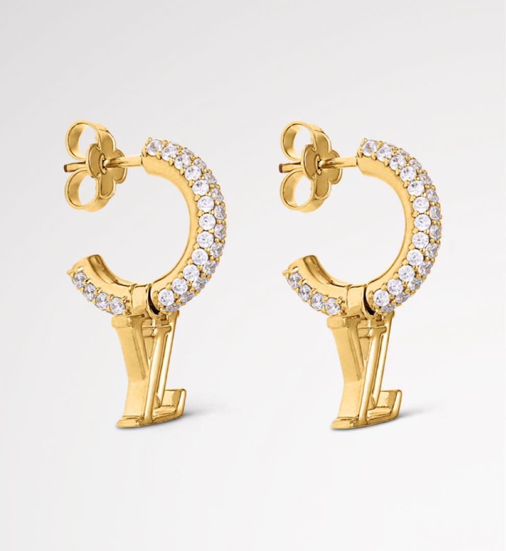 ピアス フープ・LV アイコニックGold 片方のみ