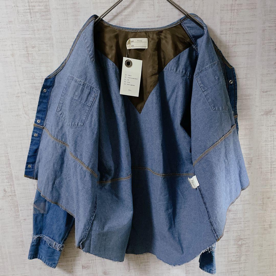 【新品】77circa × Wrangler デニム シャツ カバーオール