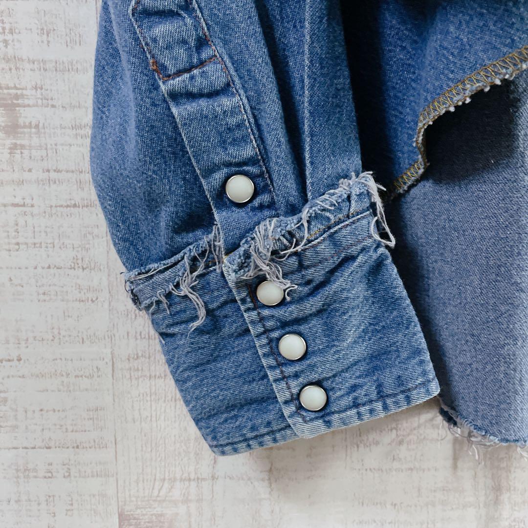 【新品】77circa × Wrangler デニム シャツ カバーオール