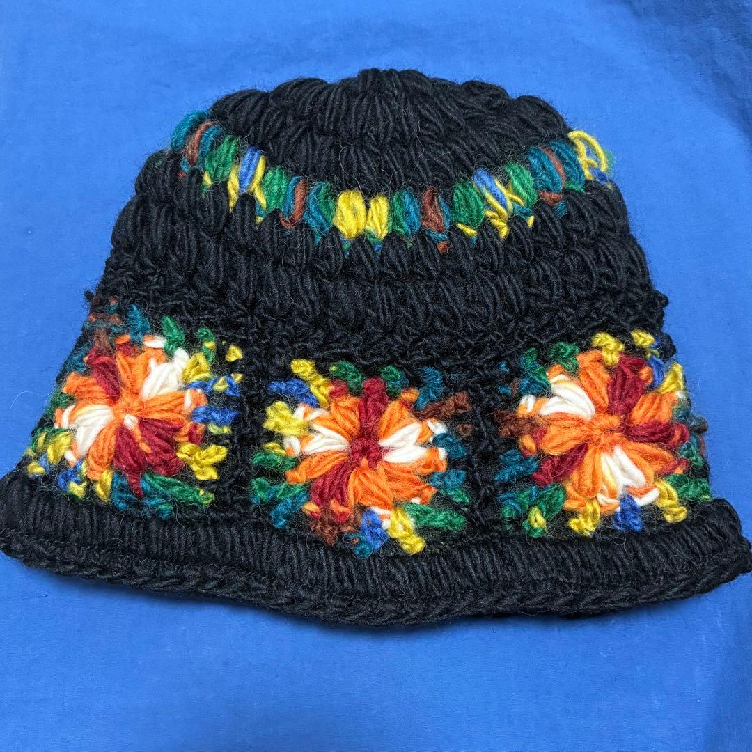 Supreme 25ss Crochet Beanie Black ビーニー