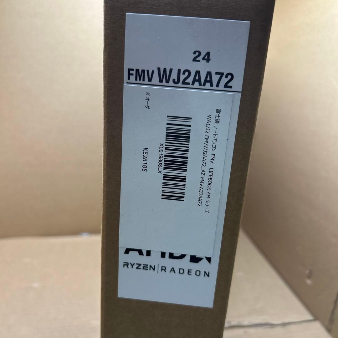 新品　富士通 ノートパソコン FMVWJ2AA72