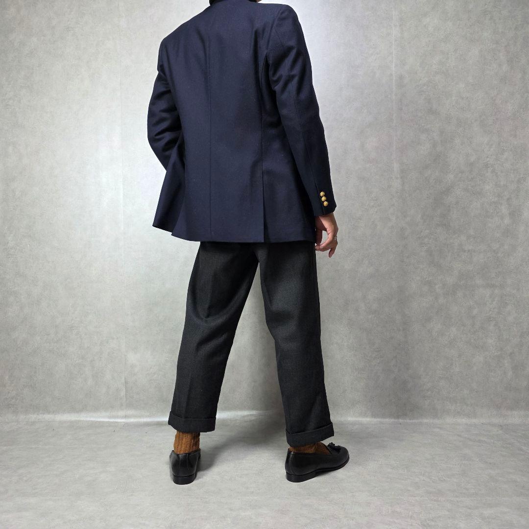 60sVINTAGE ヴィンテージウールトラウザーズワイドパンツワイドスラックス