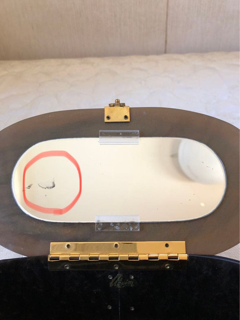 ヴィンテージ　ルーサイトバッグ　ビーズ